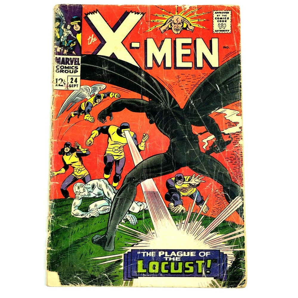 X-MEN # 24 - (1966) MARVEL‎ COMICS - LOCUST 1ST APPEARANCE